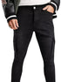 Mens Skinny Cargo Denim Jeans