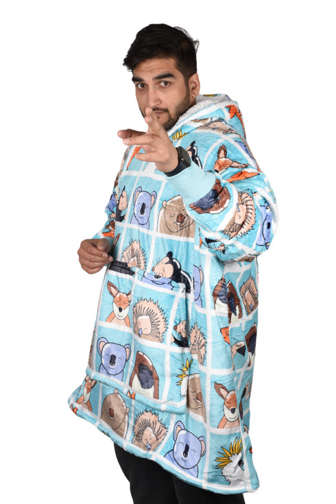 Cozy Unisex Blanket Hoodie - Ultimate Comfort and Warmth for All Genders