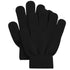 Kids Black Knit Winter Gloves 6 Pack – Warm, Stretchable, Unisex Cold Weather Handwear