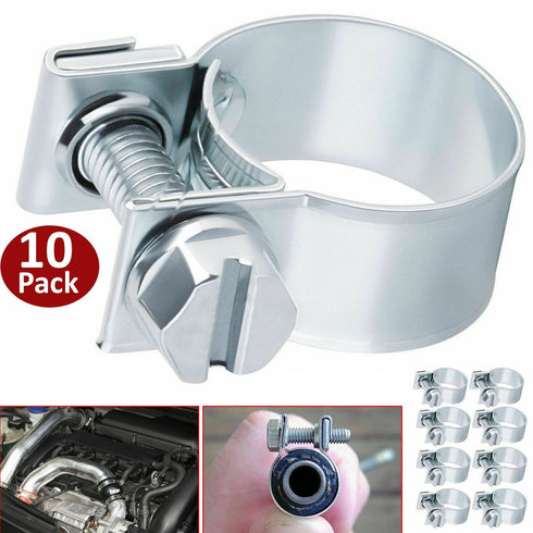 Adjustable Carbon Steel Hose Clamps - 10/20 Pack