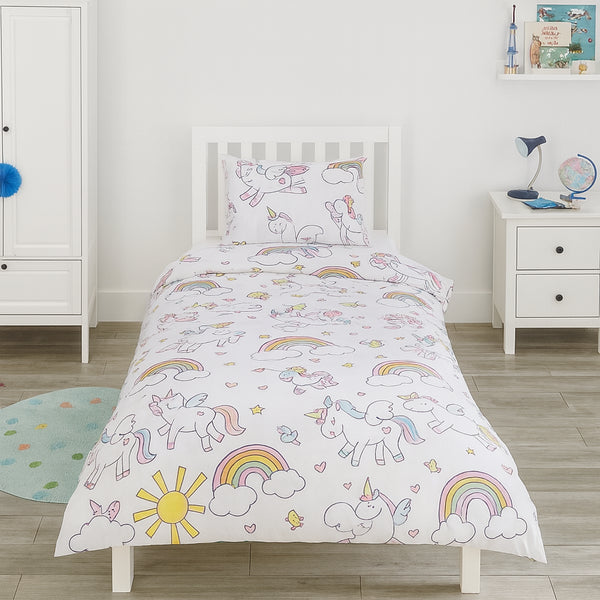 Single Themed Duvet Cover Set – Printed Polycotton Cover & Pillowcase