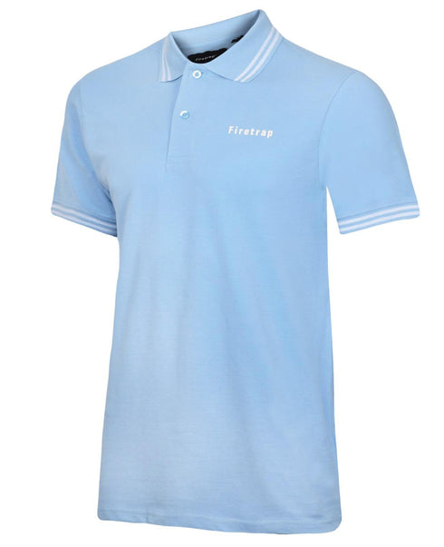 Firetrap Mens Short Sleeve Polo T-shirt