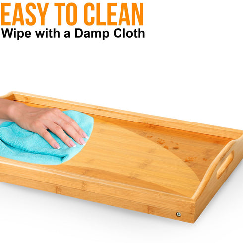 Wooden Foldable Bamboo Tray