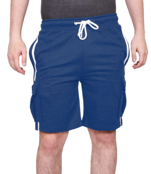 Men’s Shorts with White Drawstring & Side Stripe