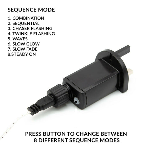 720 LEDs Snowing Effect Icicle Fairy Lights