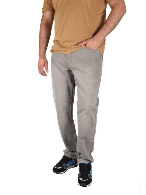 Gaffer Men's Jeans Grey GFR_M_Jean_614B-ZIP_GRY_36R
