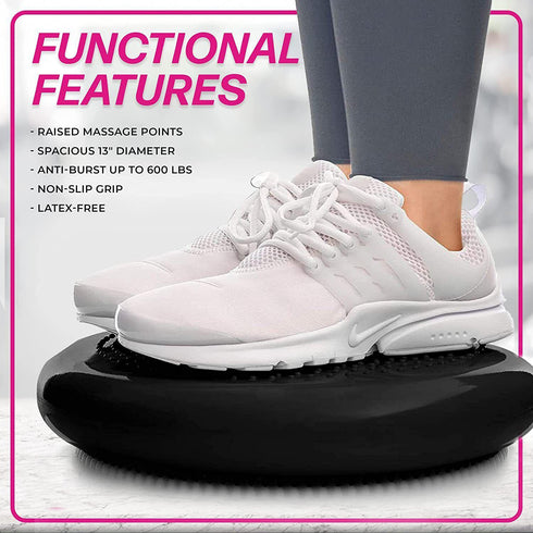 Balance Air Cushion For Massage Yoga Exercise - 1/2 Pack