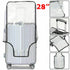 3 Pack Transparent PVC Suitcase Cover