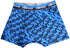 Men’s Boxers 2 Pack – Blue & Black Cotton Stretch Trunks Size L