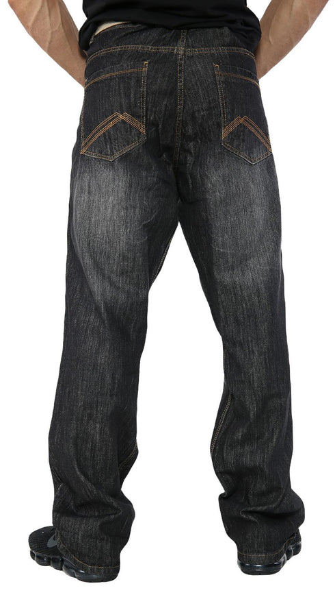Men’s Dark Wash Loose Fit Jeans