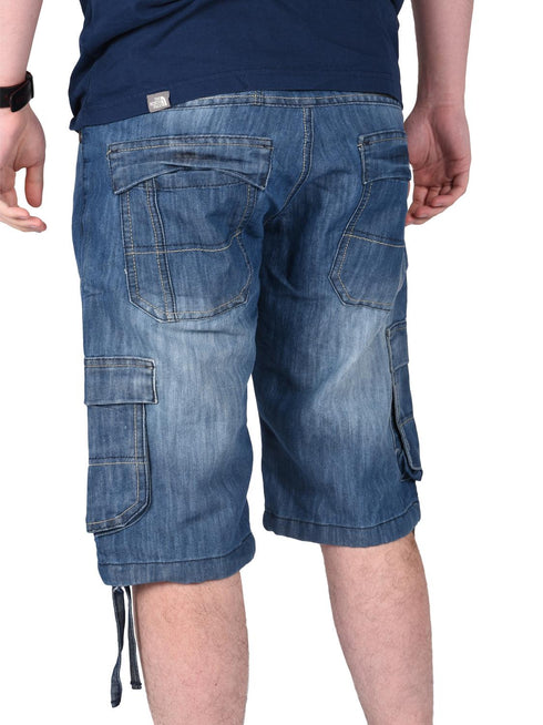 Mens Knee Length Cargo Shorts