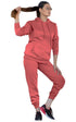 Ladies Plain Pull Over Tracksuit