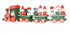 Christmas Train 4 Pack Assorted