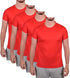 4 Pack Mens Quick Dry Breathable T Shirts