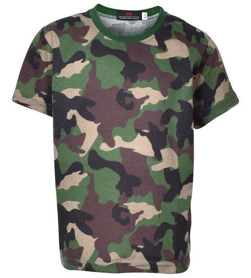 Kids Camouflage Cotton T-Shirt - 3 to 4 Years