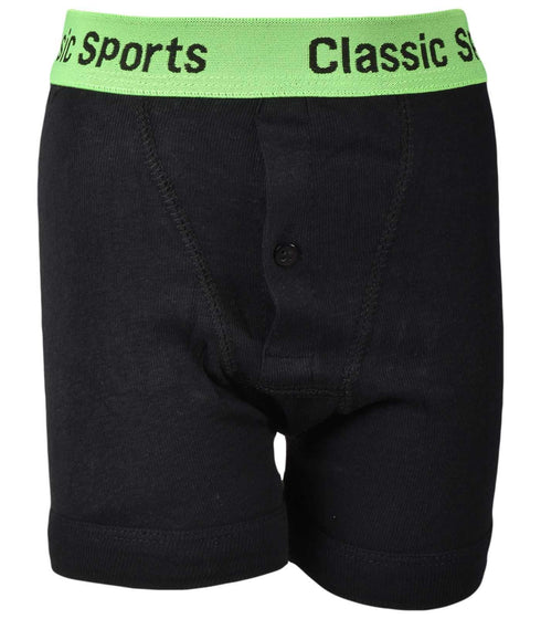 Boys Cotton Boxer Shorts 3 to 5 Years - 3/6 Pack