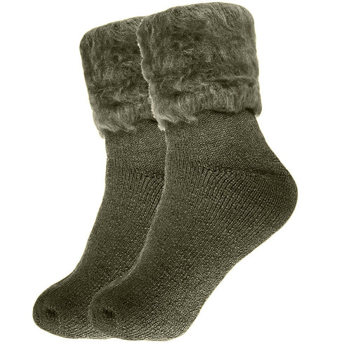 Men’s Thick Thermal Socks – 2.3 TOG Heat Insulated Winter Warm Fleece Lined Socks