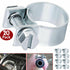 Adjustable Carbon Steel Hose Clamps - 10/20 Pack