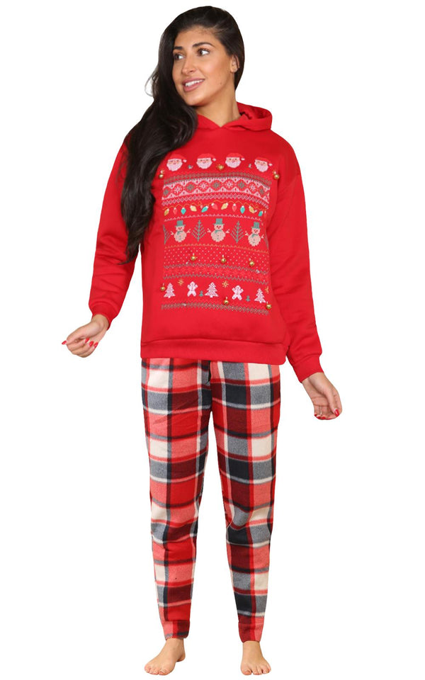 Womens Christmas 3D Pullover Tracksuit