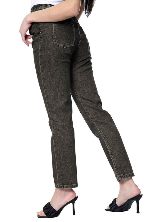 True Face Women's Straight BB_W_Jean_Straight_BLK_12S
