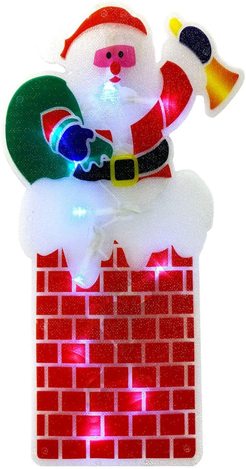 Christmas Silhouette Window decoration with LED Lights