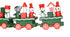 Christmas Train 4 Pack Assorted