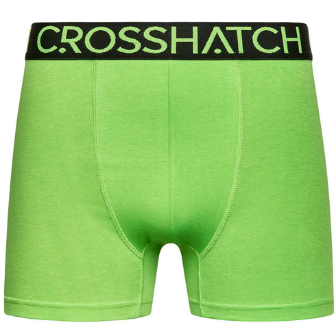 Crosshatch Men's Single Pack Boxer Knightling PKC Green