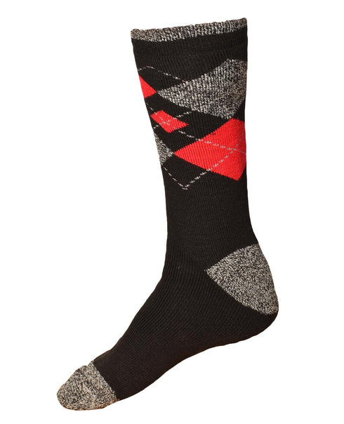 Men Calf Length Lite Fairisle Socks - 406C