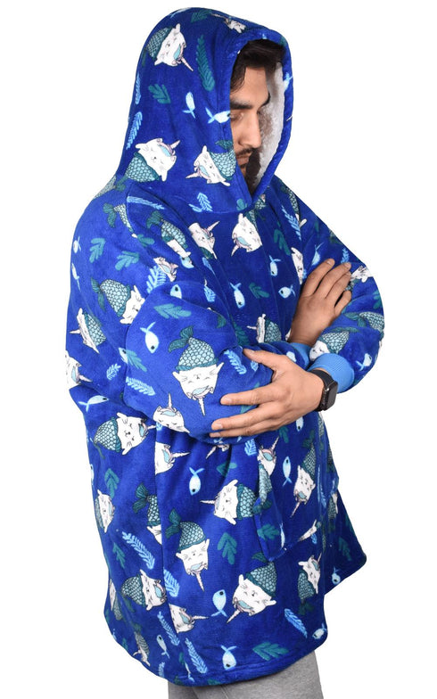 Cozy Unisex Blanket Hoodie - Ultimate Comfort and Warmth for All Genders