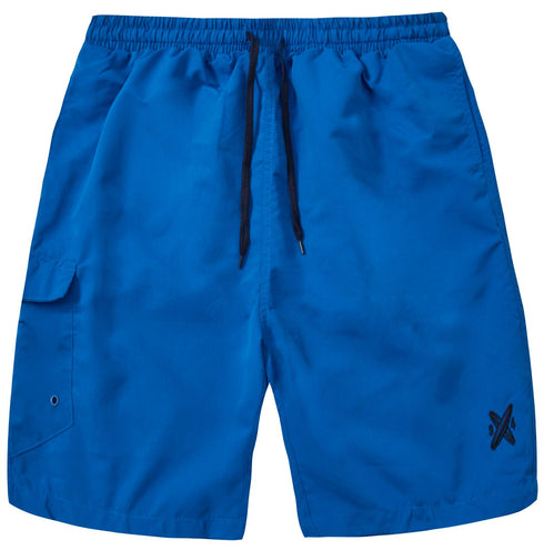 Men’s Polyester Summer Shorts – Breathable, Pockets, Elastic Waist