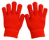 6 Pairs Kids Winter Gloves – Assorted Colours, Warm Knit Stretch Gloves