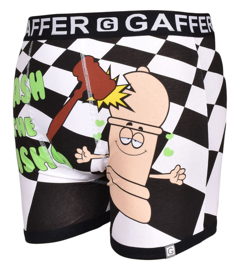 20 Pack Gaffer Novelty Boxer Shorts Bash the Bishop Print - £1.00 Per Unit