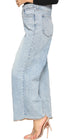 Women's Chino Trousers Bleach Wash