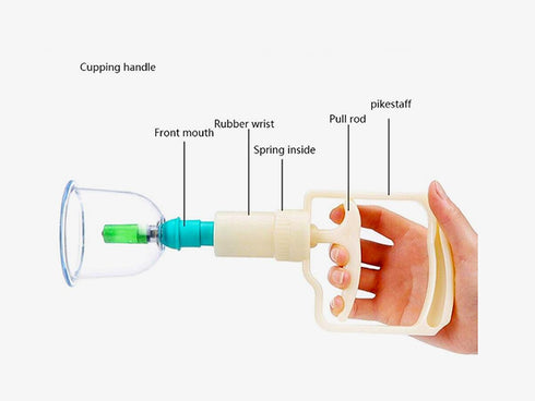 12 Pieces Cupping Therapy Set - Vaccuum Massage Cups