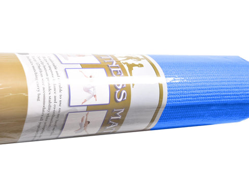 Yoga Mat for Fitness, Pilates & Home Workouts – Non-Slip, Cushioned Exercise Mat with Carry Strap