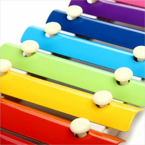 Wooden Rainbow Xylophone 8 Tone Music Enlightenment