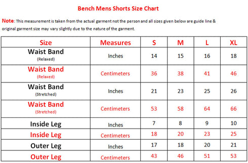 Mens Bench Poly Cotton 3 Pockets Shorts