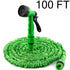 Expandable Garden Hose Pipe Extra Long Flexible Anti-Kink Spray Gun - 50/100 Feet