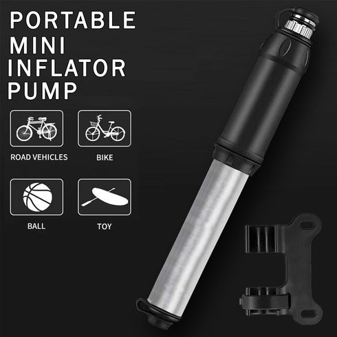 2 Pack Mini Portable Bike Pump