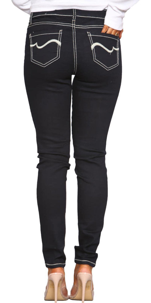 Women’s Stitch High Waist Skinny Jeans
