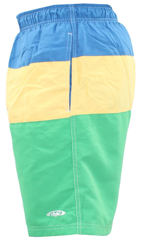 Mens Striped Swim Shorts