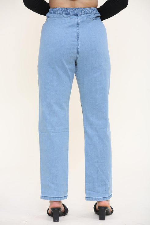 True Face Women's Jeans Bleach Wash