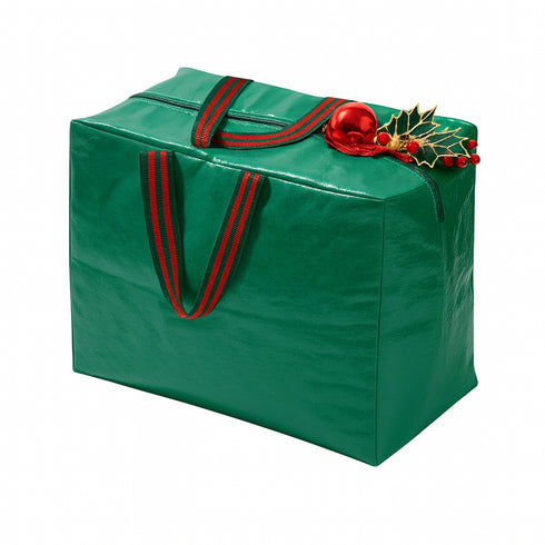 Extra Large Christmas Storage Bag – Heavy-Duty Holiday Decoration Organizer with Zipper & Handles