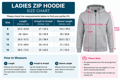 Women's Zip Up Hoodie, Fleece Hooded Sweatshirt with Pockets
