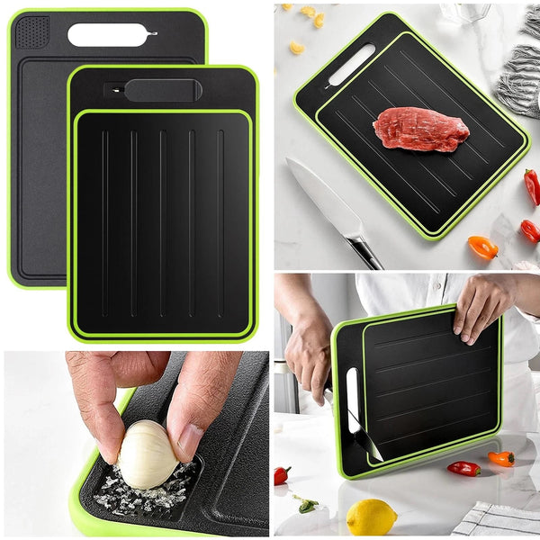 4-in-1 Multi-Purpose Defrosting Cutting Board
