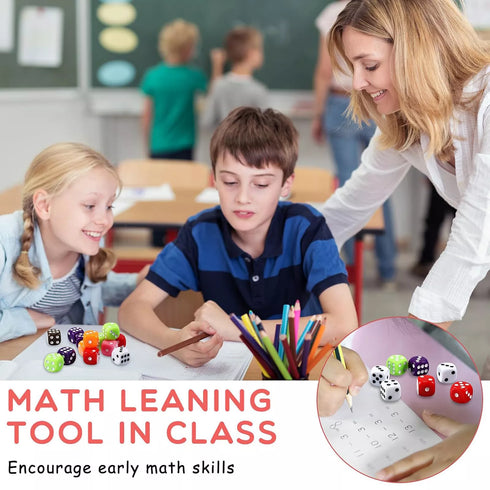 Six Sided Spot Dice for Ludo Monopoly Board Games