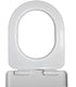 Soft Close D Shaped Toilet Seat