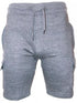Mens Fleece Cargo Shorts