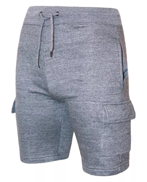 Mens Fleece Cargo Shorts