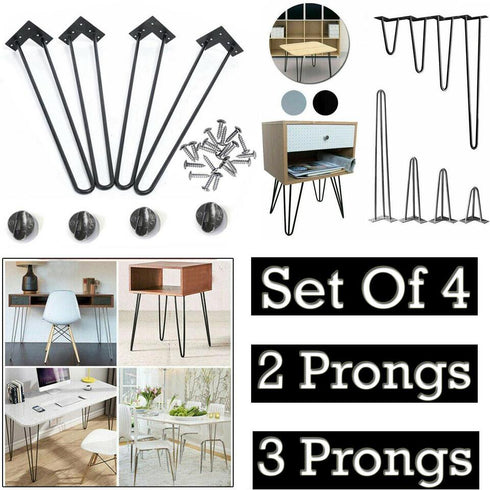 Furniture Hairpin Legs - Set of 4
